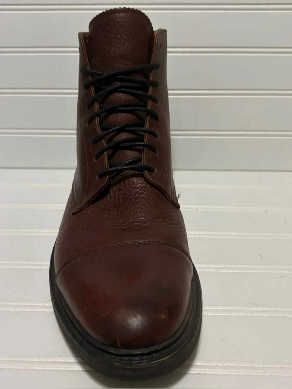 FRYE Seth Cap Toe High Top Lace Up Casual Dress Boots Shoes Mens Size 11 D 80081